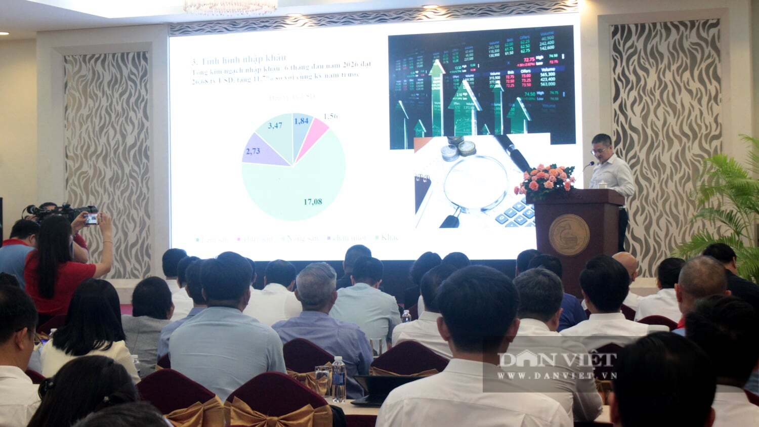 Hội nghị thúc đẩy xuất khẩu nông, lâm, thủy sản 6 tháng cuối năm 2026 do Bộ Nông nghiệp và Môi trường tổ chức tại TP.HCM ngày 30/7. Ảnh: Nguyên Vỹ